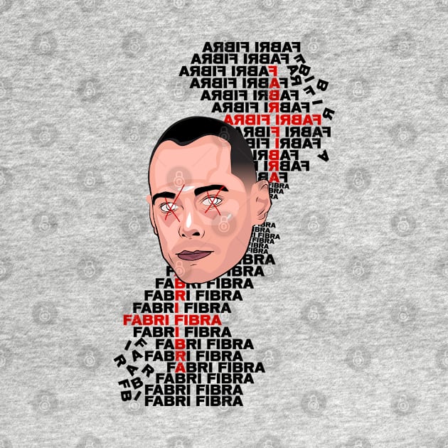 Fabri Fibra art rap pop italy italia words parole fibra music musica love odio ritratto by thedoomseed